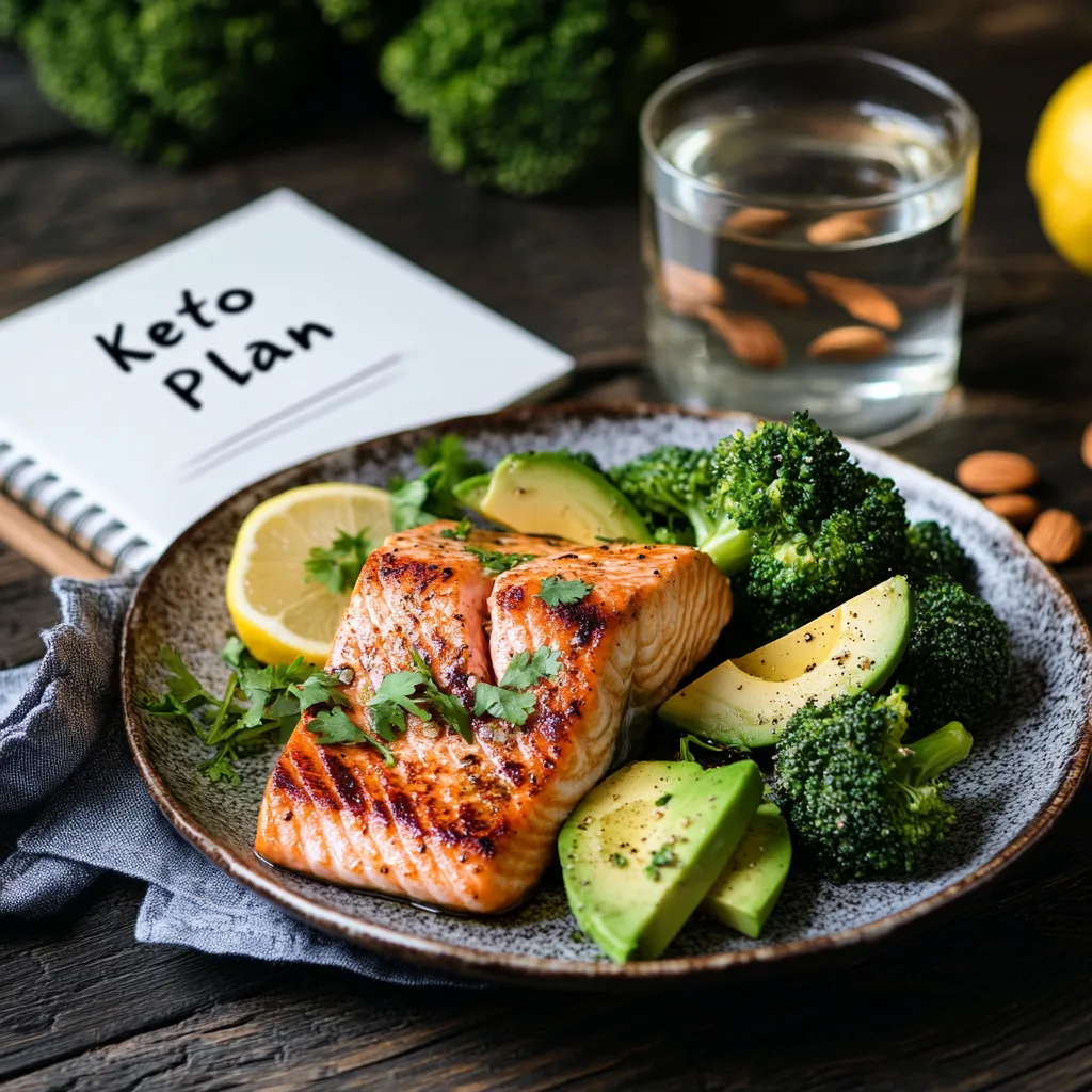 what does keto mean ? etogenic meal featuring grilled salmon